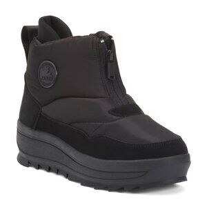 NEW PAJAR Waterproof Front Zip Short Boots black for women 1065tn